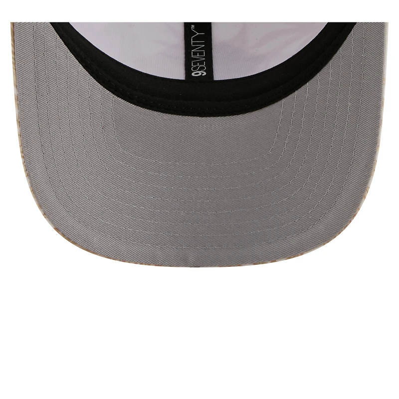 Men's New Era  Tan New York Yankees Tonal Palm COOLERA 9SEVENTY Adjustable Trucker Hat