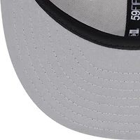 Casquette ajustée 59FIFTY pour entraînement au bâton sur le terrain des New York Yankees 2023 Era homme, blanc/bleu marine