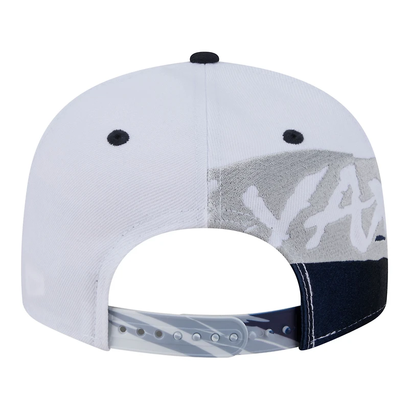 Men's New Era White/Navy New York Yankees 9FIFTY Snapback Hat