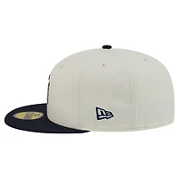 Men's New Era White/Navy York Yankees Blossom 59FIFTY Fitted Hat