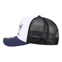 Casquette trucker New Era 9FIFTY pour homme, blanche et marine, motif New York Yankees Foodie.
