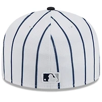 Casquette ajustée New Era 59FIFTY blanche York Yankees 2025 Spring Training pour homme