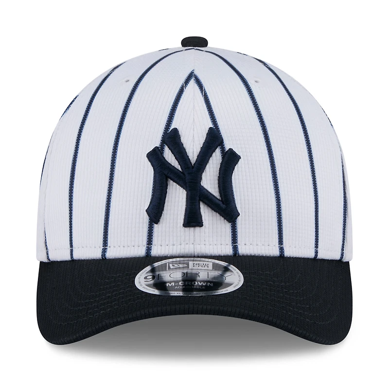Men's New Era White New York Yankees 2025 Spring Training 9FORTY Adjustable Hat