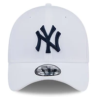 Casquette New Era blanche York Yankees 39THIRTY Flex pour homme