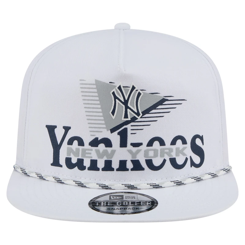Casquette snapback New Era blanche New York Yankees Collide Golfer pour homme