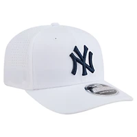 Men's New Era White New York Yankees COOLERA 9SEVENTY Adjustable Hat
