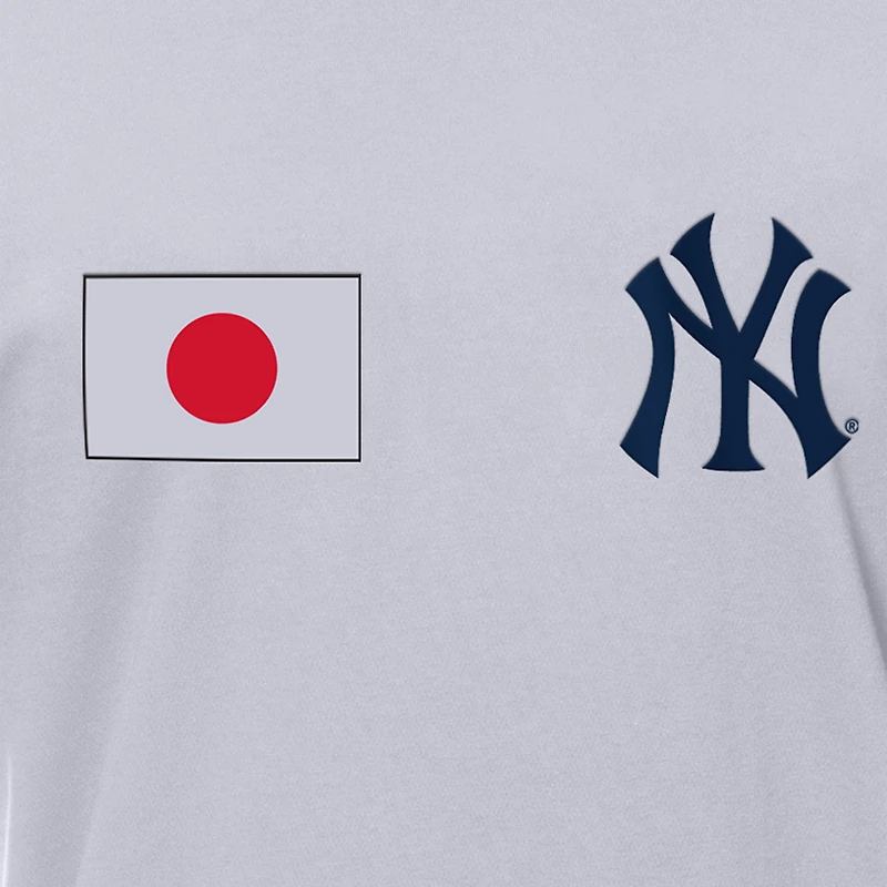 Men's New Era White York Yankees Japanese Flag T-Shirt