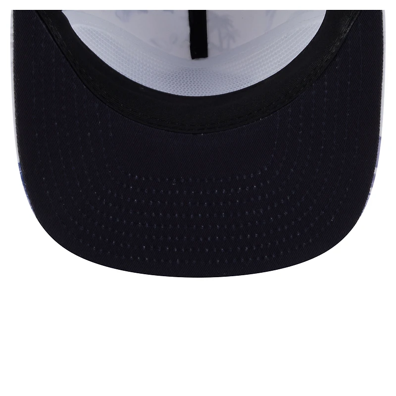 Casquette snapback Island Golfer blanche New Era pour homme, motif New York Yankees