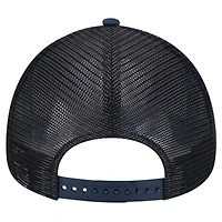 Men's New Era White New York Yankees Retro Wordmark 9FORTY A-Frame Trucker Adjustable Hat