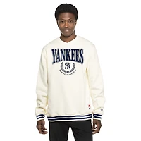 Men's New Era White York Yankees Throwback Sweatshirt