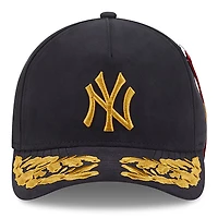 Men's New Era x Alpha Industries  Black New York Yankees A-Frame 9FORTY Adjustable Hat