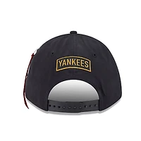 Men's New Era x Alpha Industries  Black New York Yankees A-Frame 9FORTY Adjustable Hat