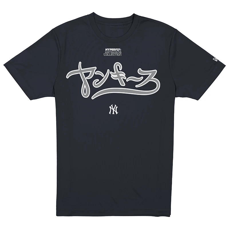 Men's New Era x Hyperfly Navy York Yankees T-Shirt