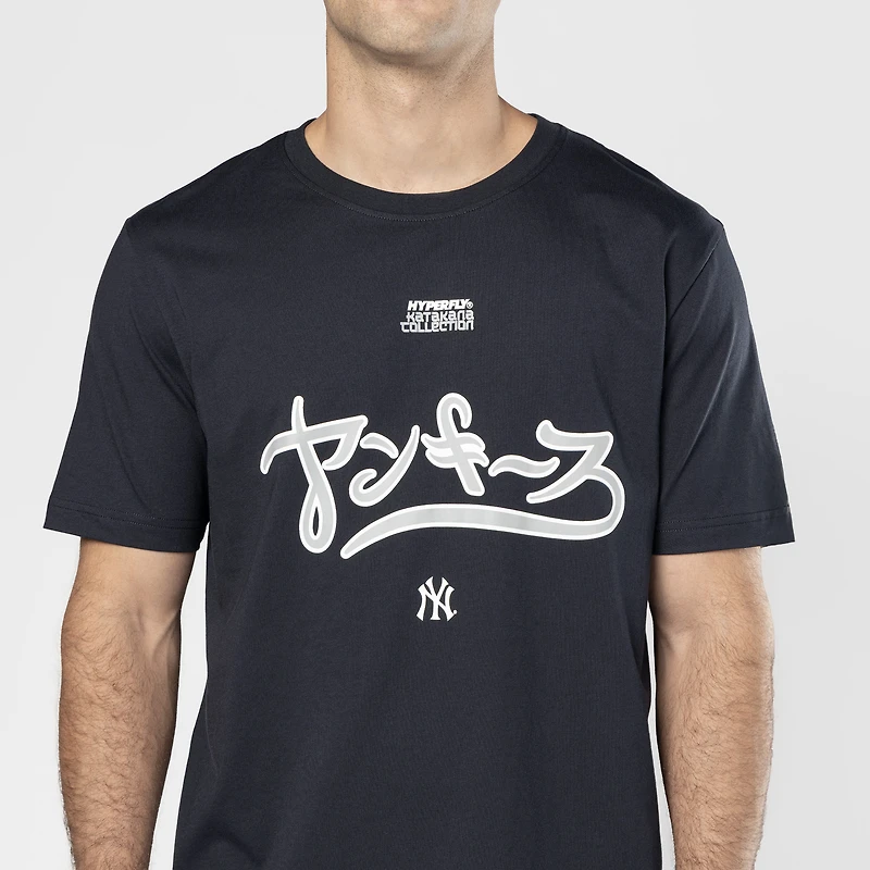 Men's New Era x Hyperfly Navy York Yankees T-Shirt