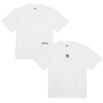 Men's New Era x Siegelman Stable White York Yankees  Team Logo T-Shirt