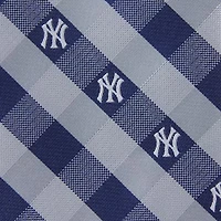 Men's New York Yankees Woven Checkered Tie