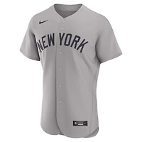 Men's Nike Aaron Judge Gray New York Yankees MLB Awards Authentic Jersey