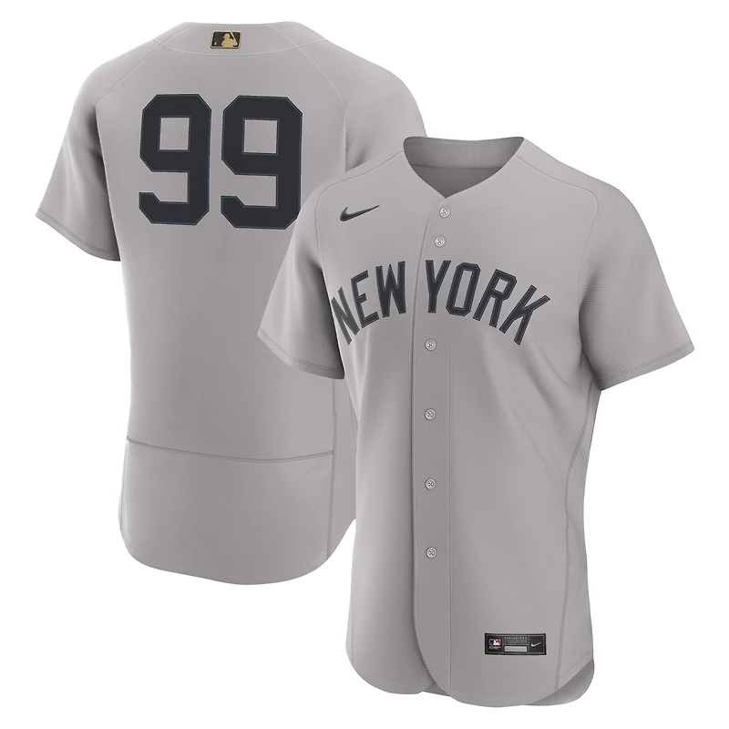 Men's Nike Aaron Judge Gray New York Yankees MLB Awards Authentic Jersey