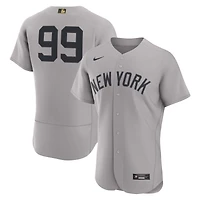 Men's Nike Aaron Judge Gray New York Yankees MLB Awards Authentic Jersey