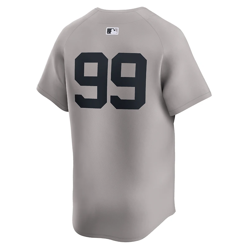 Men's Nike Aaron Judge Gray New York Yankees Road Limited Jersey