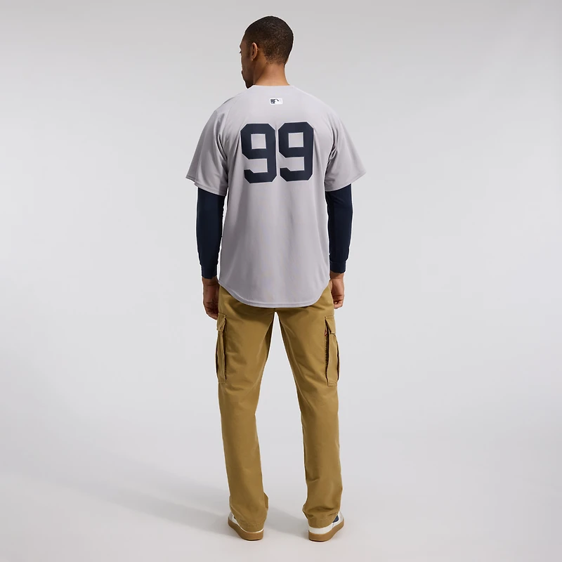 Maillot de joueur Nike Aaron Judge gris New York Yankees Road Limited pour homme