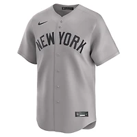 Men's Nike Aaron Judge Gray New York Yankees Road Limited Player Jersey
