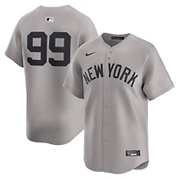 Maillot de joueur Nike Aaron Judge pour homme, gris, New York Yankees Road Limited