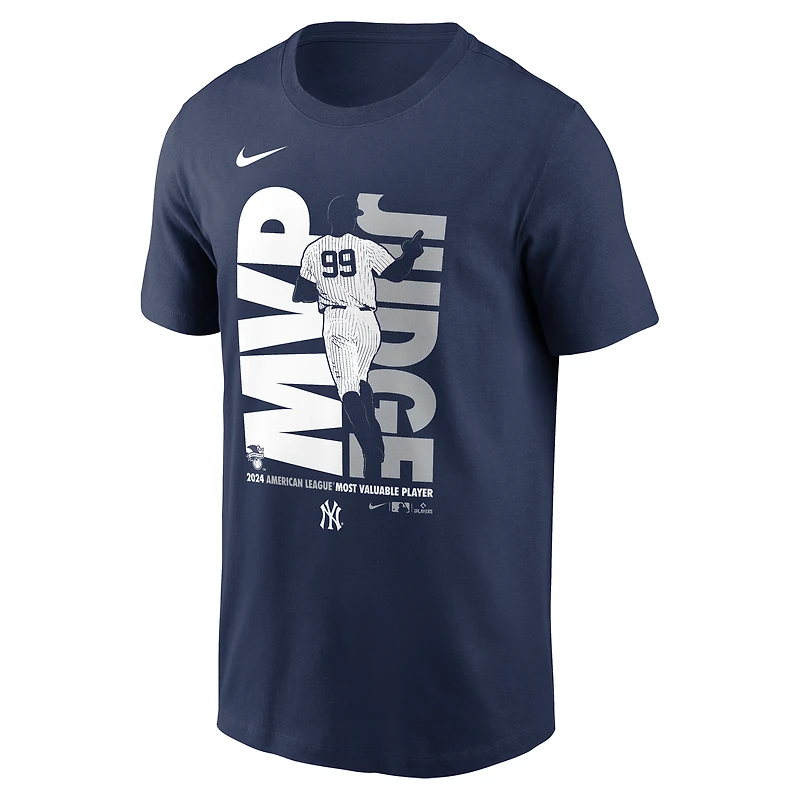 Men's Nike Aaron Judge Navy New York Yankees 2024 American League MVP T-Shirt
