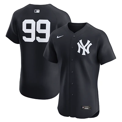 Maillot Nike Aaron Judge blanc pour homme, joueur d'élite à domicile des Yankees de New York