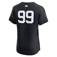 Maillot de joueur alternatif d'élite Nike Aaron Judge pour homme, bleu marine, des Yankees New York
