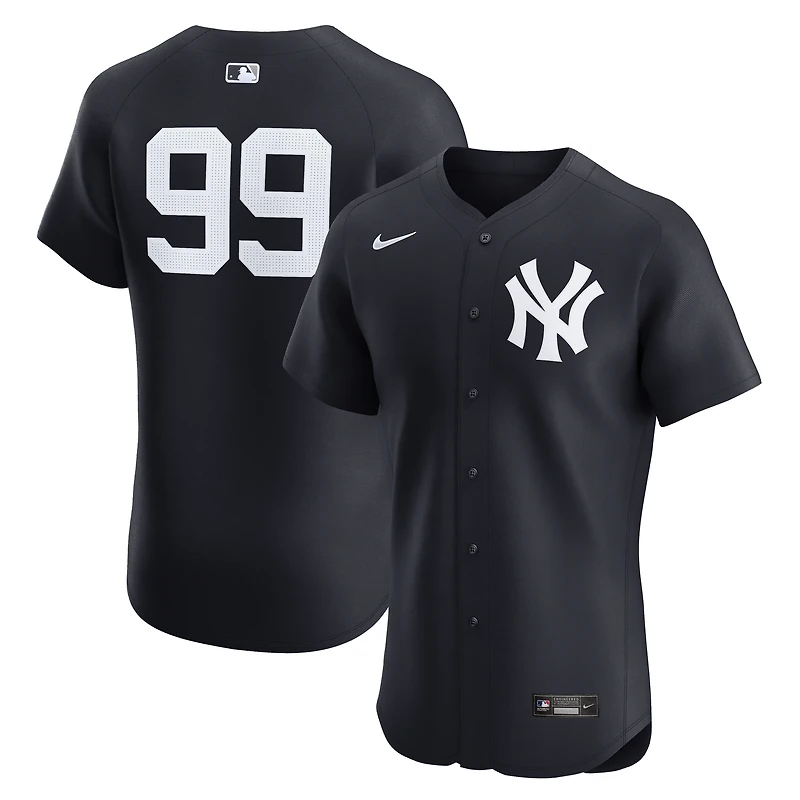 Maillot de joueur alternatif d'élite Nike Aaron Judge pour homme, bleu marine, des Yankees New York