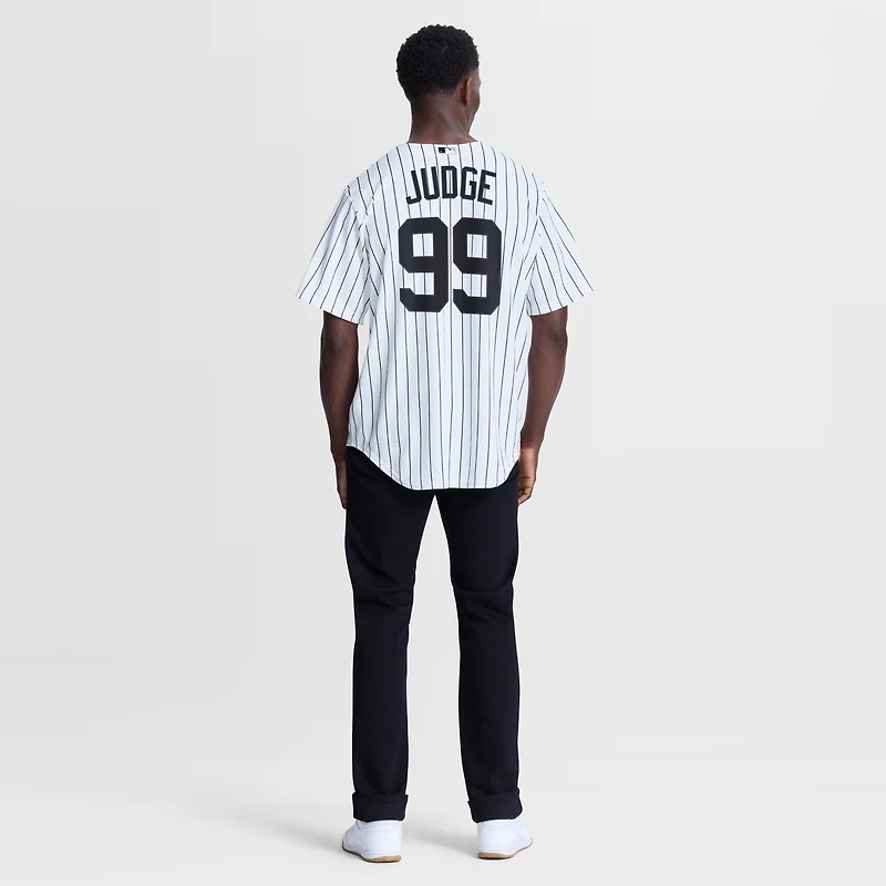 Men's Nike Aaron Judge White New York Yankees Home Replica Jersey