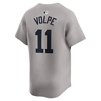Men's Nike Anthony Volpe Gray New York Yankees Away Limited Player Jersey