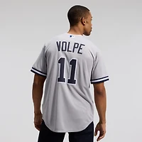Maillot réplique Nike Anthony Volpe gris New York Yankees pour homme