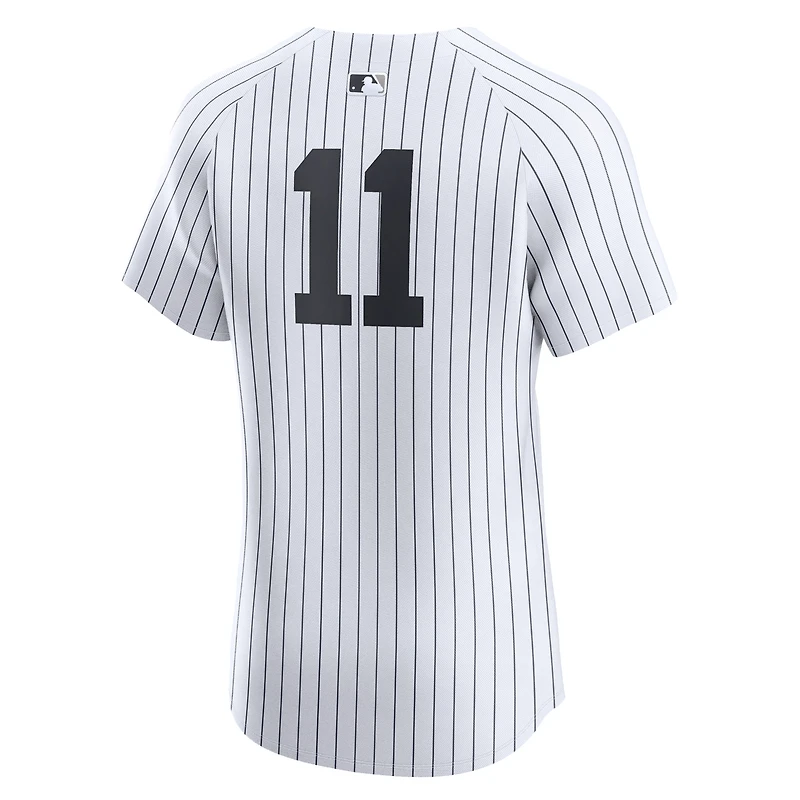Maillot Nike Anthony Volpe pour homme, blanc, New York Yankees, Domicile Elite