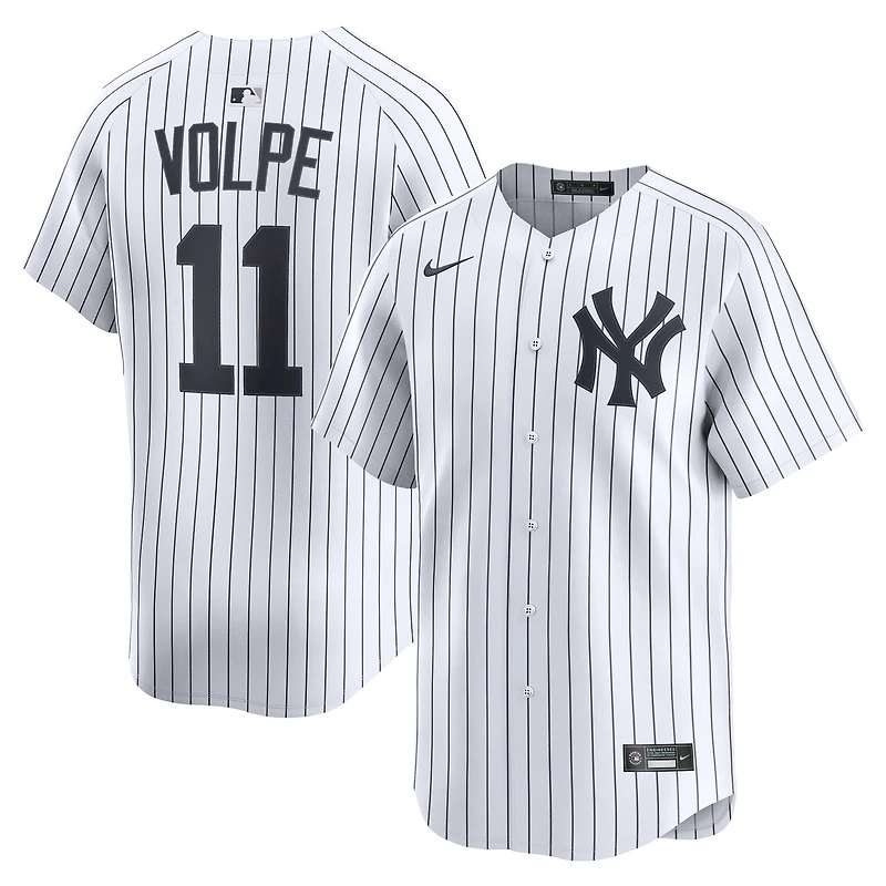 Maillot de joueur à domicile Nike Anthony Volpe blanc New York Yankees pour homme
