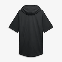 T-shirt à capuche Nike pour homme, bleu marine, logo arqué des Yankees de New York, en mélange trois matières.