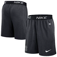 Short en tricot performance Nike New York Yankees Authentic Collection pour homme noir