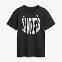 Men's Nike  Black New York Yankees Camo Velocity Victor T-Shirt