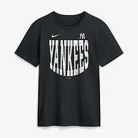 Men's Nike  Black New York Yankees Camo Velocity Victor T-Shirt