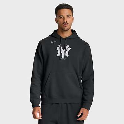 Sweat à capuche Nike noir pour homme, style New York Yankees.