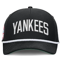 Men's Nike Black New York Yankees Cooperstown Collection Rise Adjustable Hat