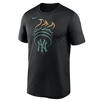 T-shirt Nike noir pour homme des New York Yankees Local Home Town