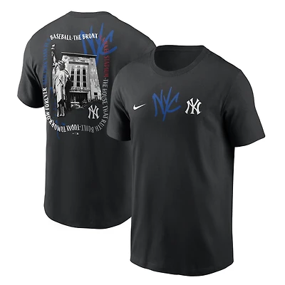 T-shirt Nike bleu marine pour homme, New York Yankees Local