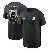 T-shirt Nike bleu marine pour homme, New York Yankees Local