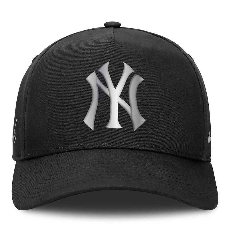 Casquette ajustable Nike Rise Dri-FIT A-Frame noire pour homme