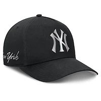 Men's Nike Black New York Yankees Rise Dri-FIT A-Frame Adjustable Hat