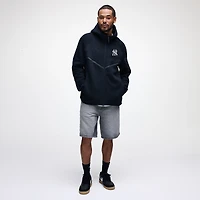Men's Nike Black New York Yankees Tech Fleece Raglan Full-Zip Windrunner Hoodie
