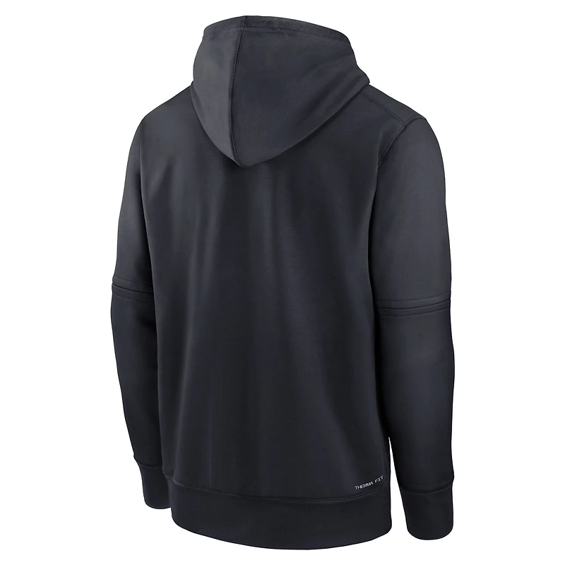 Men's Nike Blue New York Yankees Authentic Collection Performance Pullover Hoodie