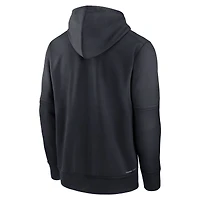 Men's Nike Blue New York Yankees Authentic Collection Performance Pullover Hoodie